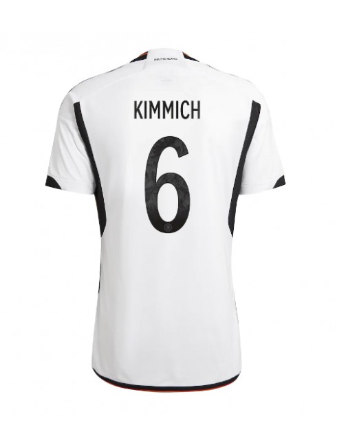 Moški Nogometna dresi replika Nemčija Joshua Kimmich #6 Domači SP 2022 Kratek rokav